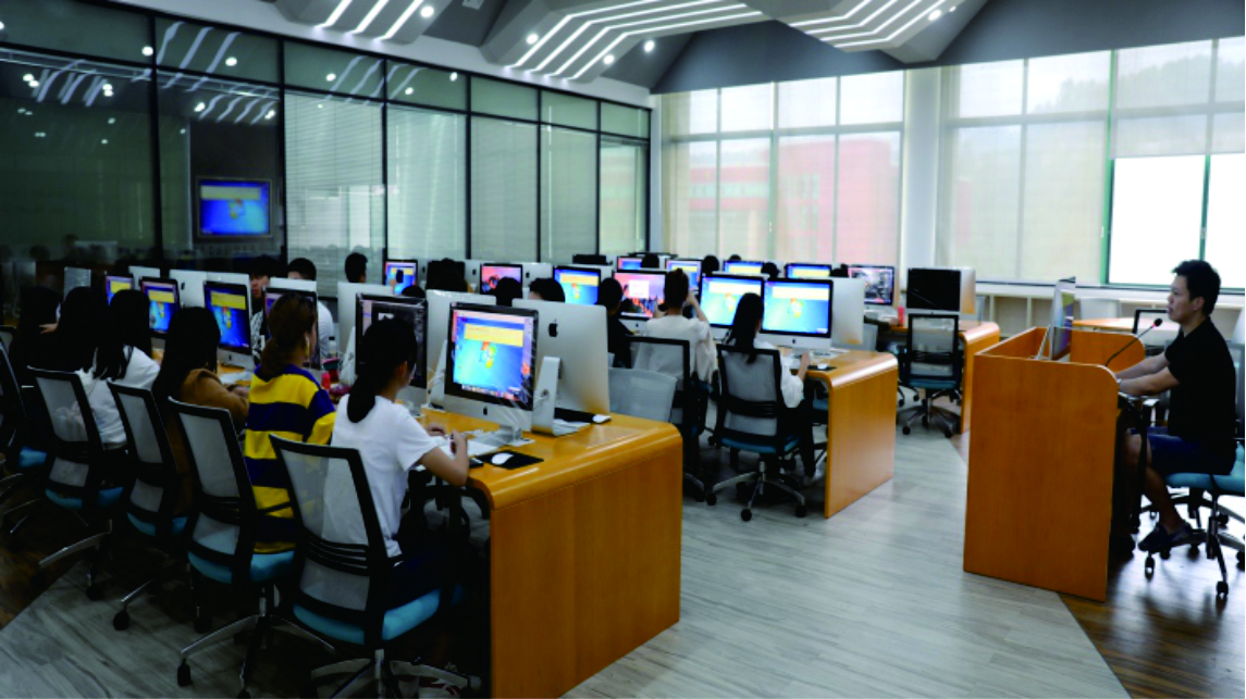 ▲大传播实验教学平台